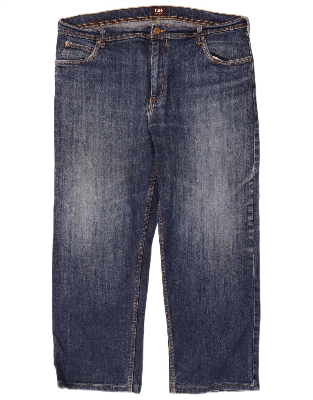 Lee Herren Brooklyn Straight Jeans W40 L27 Blaue Baumwolle