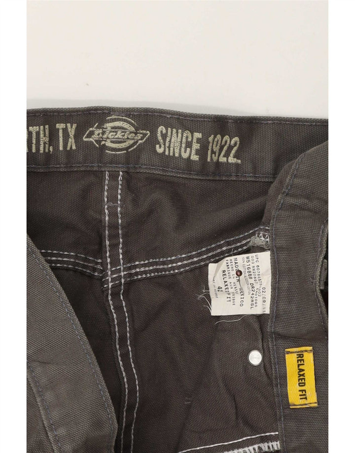Dickies Herren-Cargoshorts mit entspannter Passform, W42, 2XL, graue Baumwolle