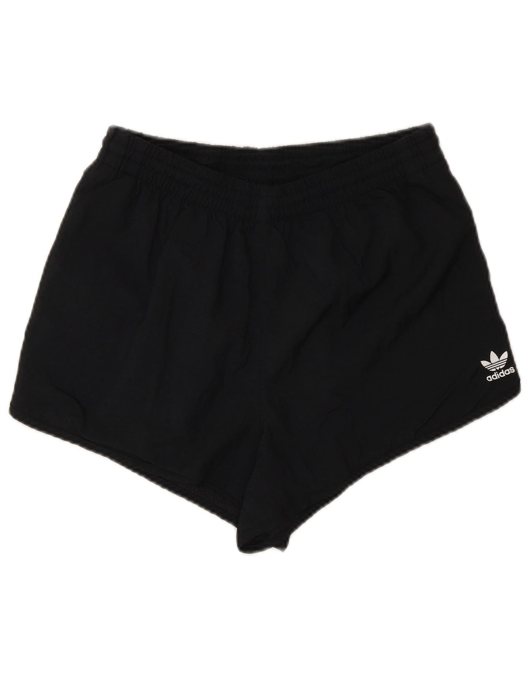Adidas Damen Sportshorts UK 12 Medium Schwarz Polyester