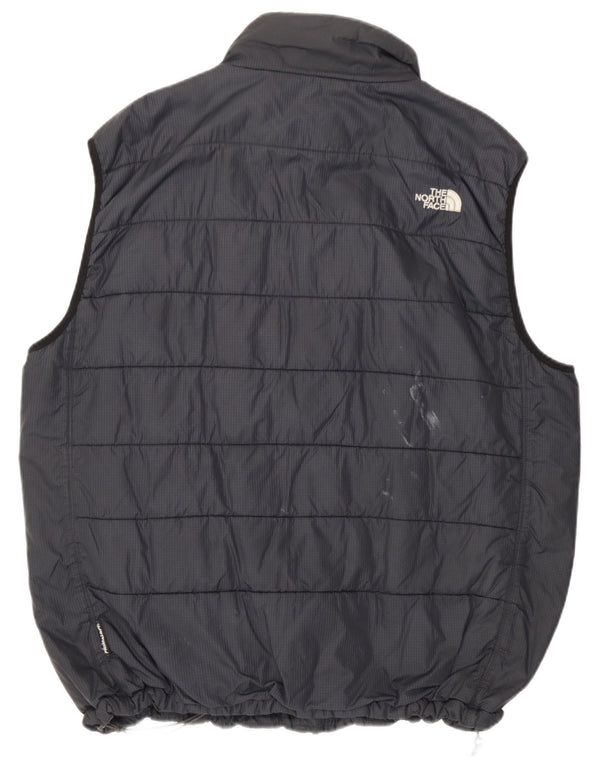 The North Face Herren-Weste mit Reißverschluss, gepolstert, UK 42, XL, Schwarz, Polyester