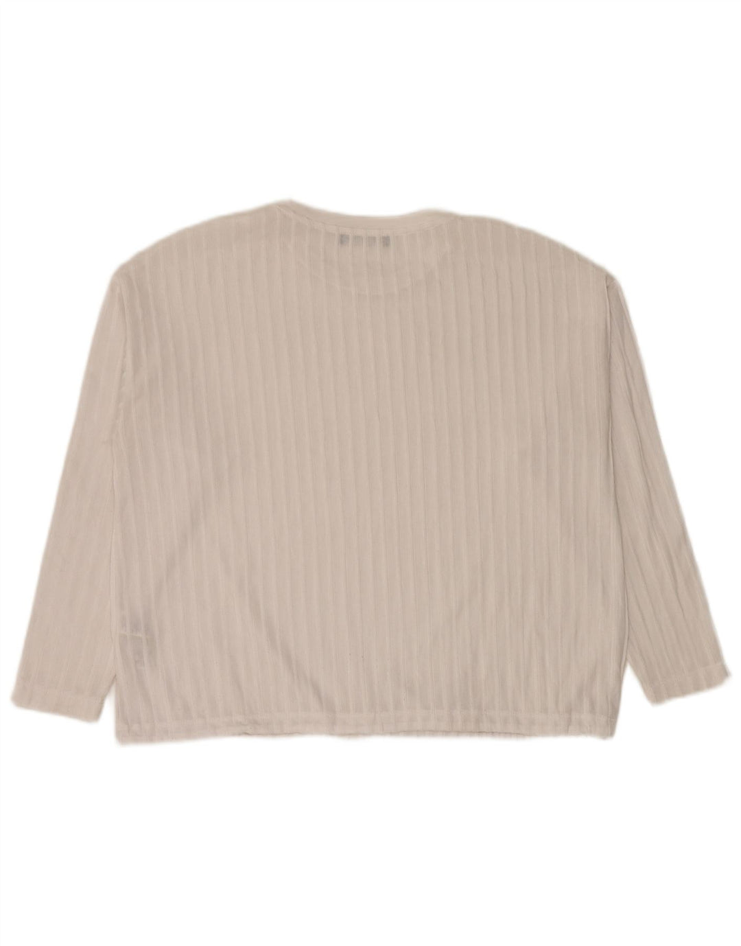 Marks & Spencer Damen Übergroßes Top Langarm UK 10 Small Weiß