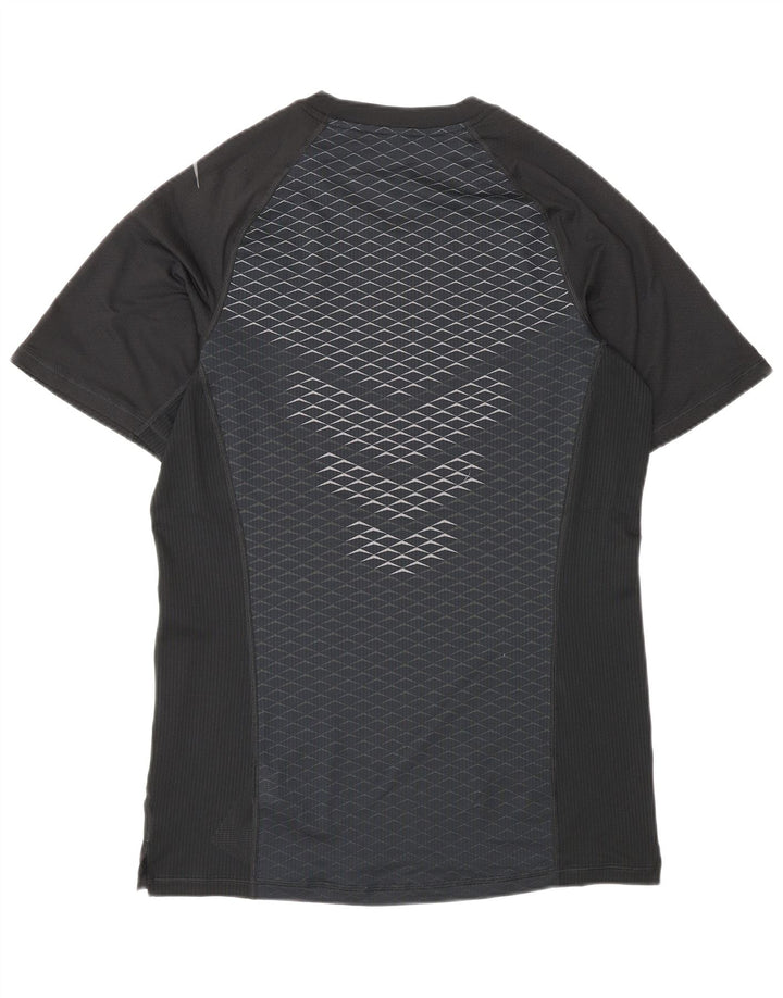 Nike Herren T-Shirt Top Medium Schwarz Polyester