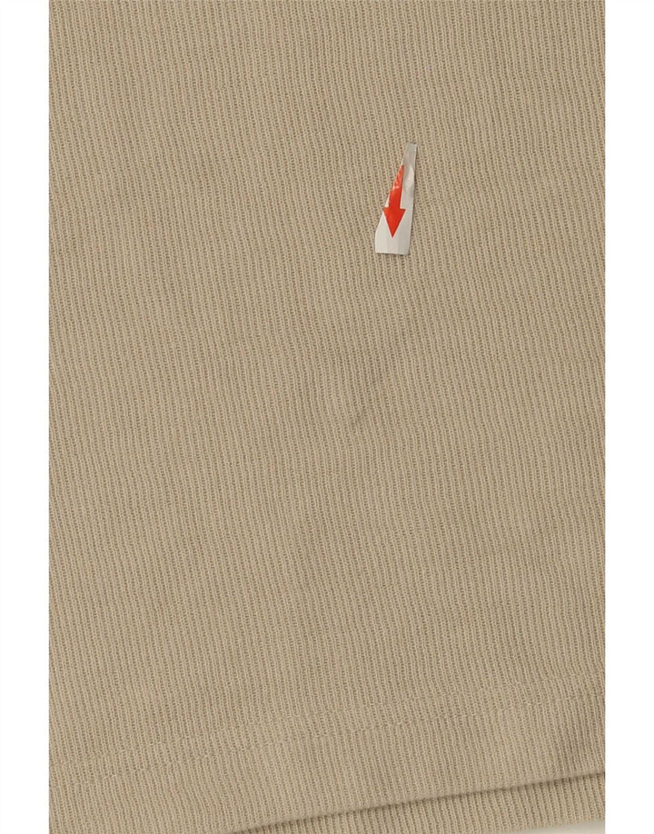 Gap Herren-Oberteil mit Reißverschluss, langärmlig, XL, Beige, Baumwolle