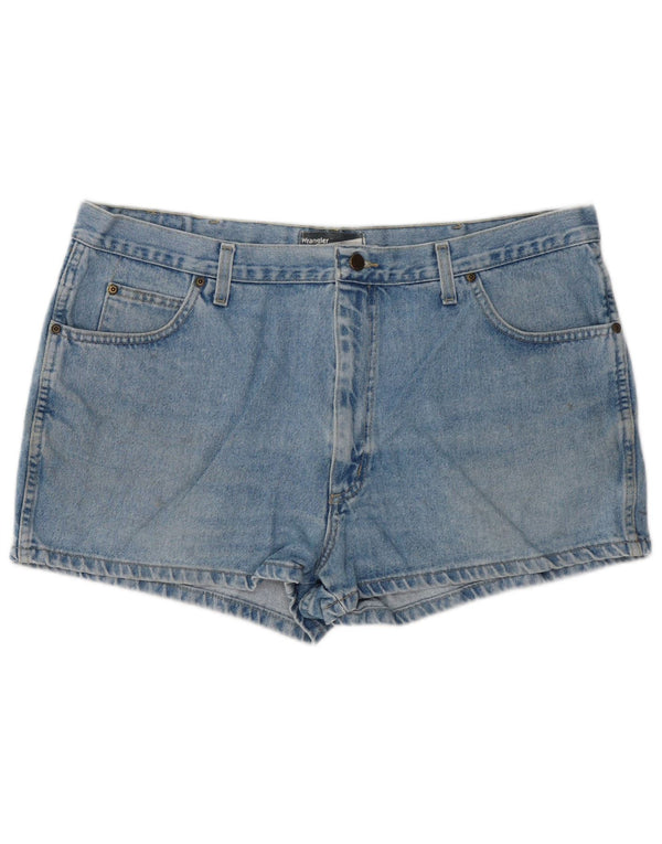 Wrangler Damen Denim Hot Pants W42 3XL Blaue Baumwolle