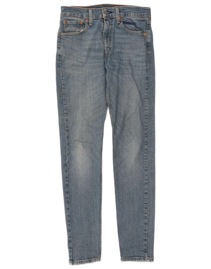 Levi's Damen 512 Slim Tapered Jeans W30 L31 Blaue Baumwolle