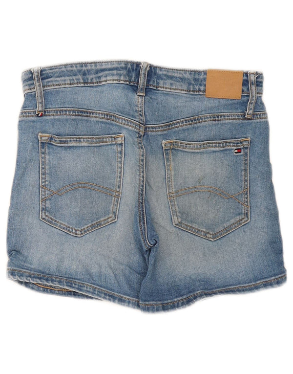 Tommy Hilfiger Mädchen-Jeansshorts, 13–14 Jahre, W28, blaue Baumwolle