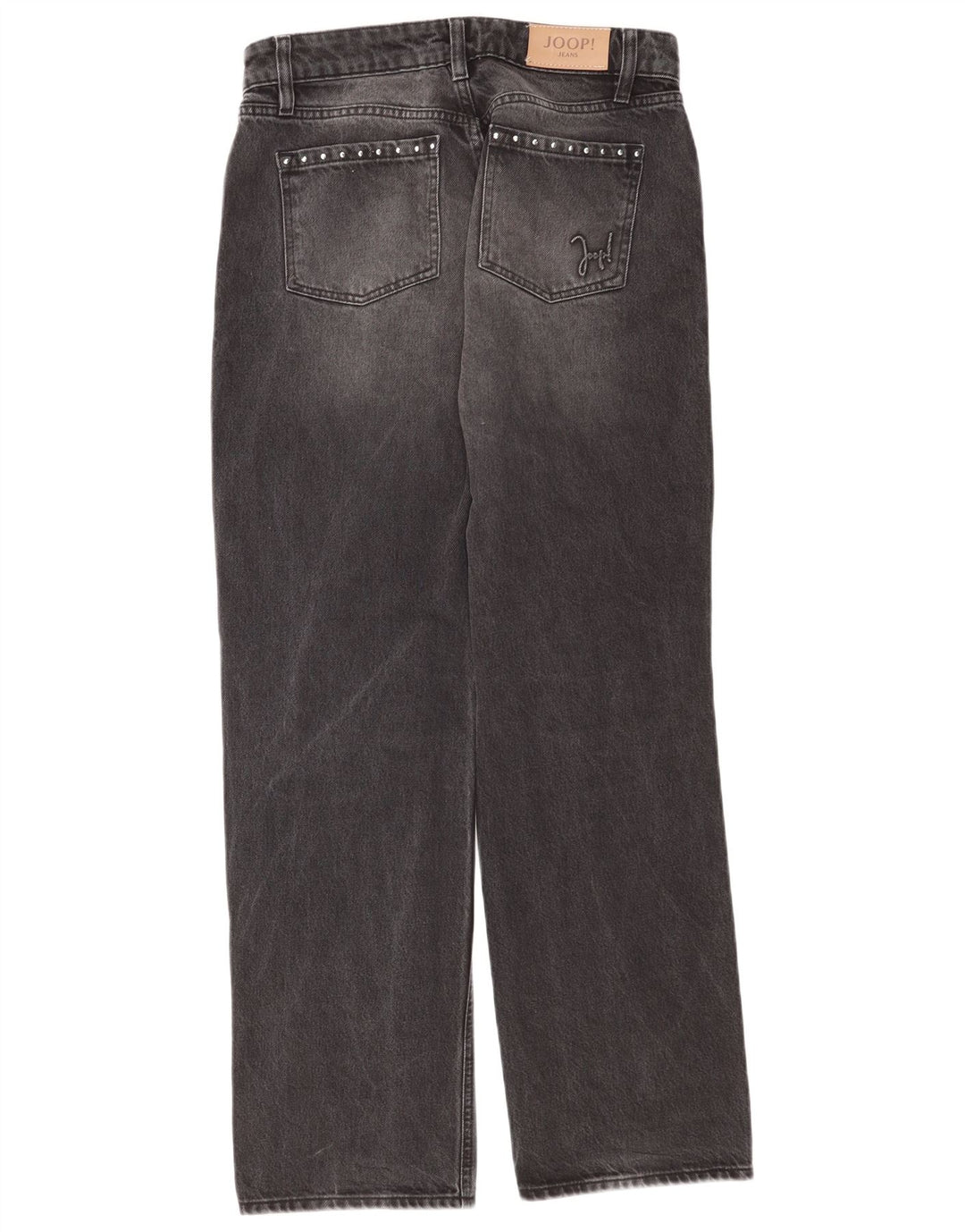 Joop Damen Straight Jeans W30 L32 Graue Baumwolle
