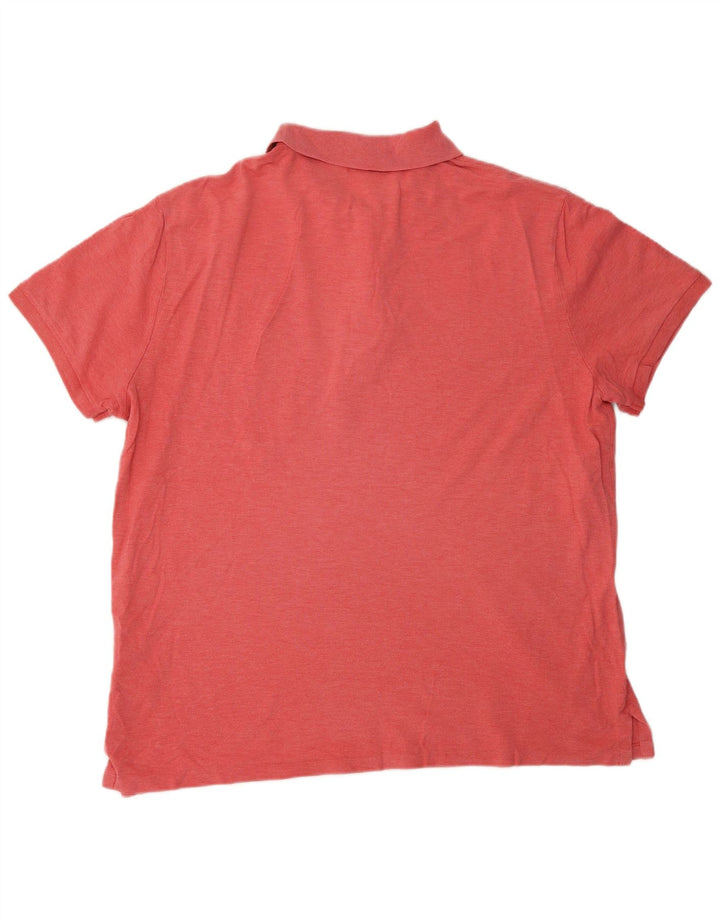 POLO RALPH LAUREN Herren Custom Slim Fit Poloshirt XL Rot Baumwolle
