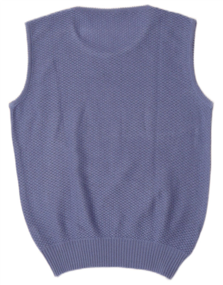 Silvana Damen Weste Tank Top IT 48 XL Blau Acryl