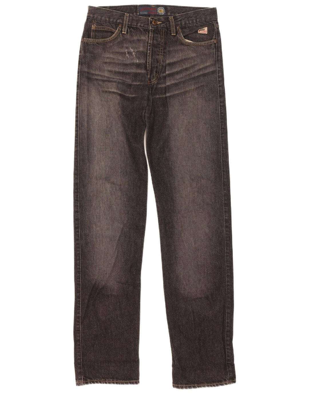 Roy Rogers Herren Straight Jeans W32 L35 Graue Baumwolle