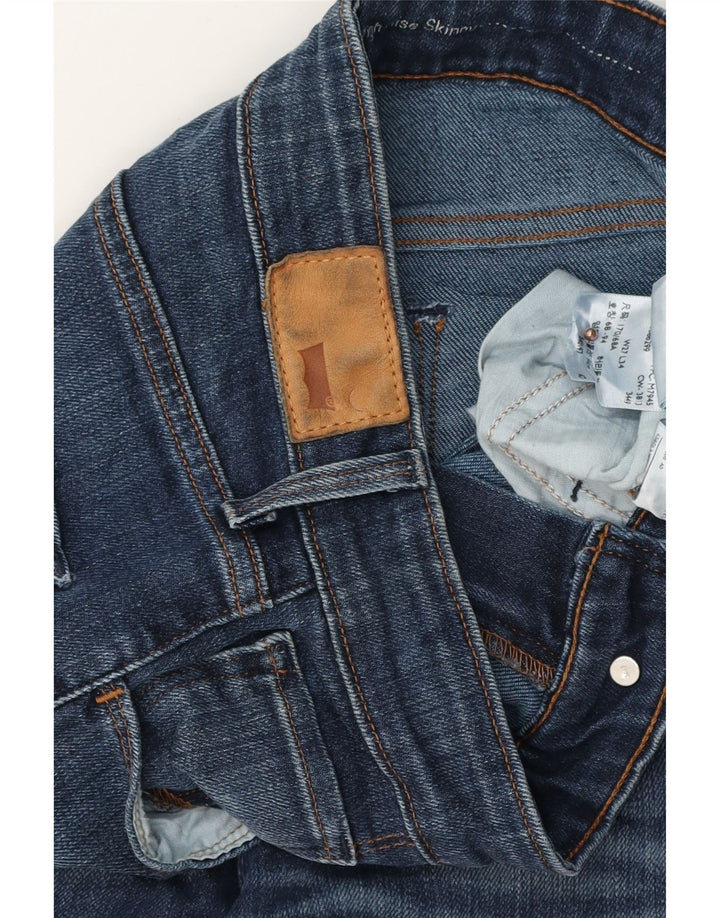 LEVI'S Damen-Jeans mit hohem Bund, Röhrenjeans, W27, L24, blaue Baumwolle