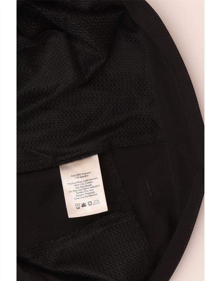 Eddie Bauer Damen Freizeitshorts US 14 XL W34 Schwarz Polyester