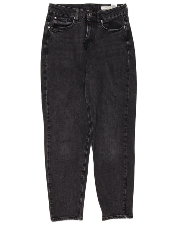 Marks & Spencer Damen Mom Tapered Jeans UK 8 Small W28 L26 Schwarz