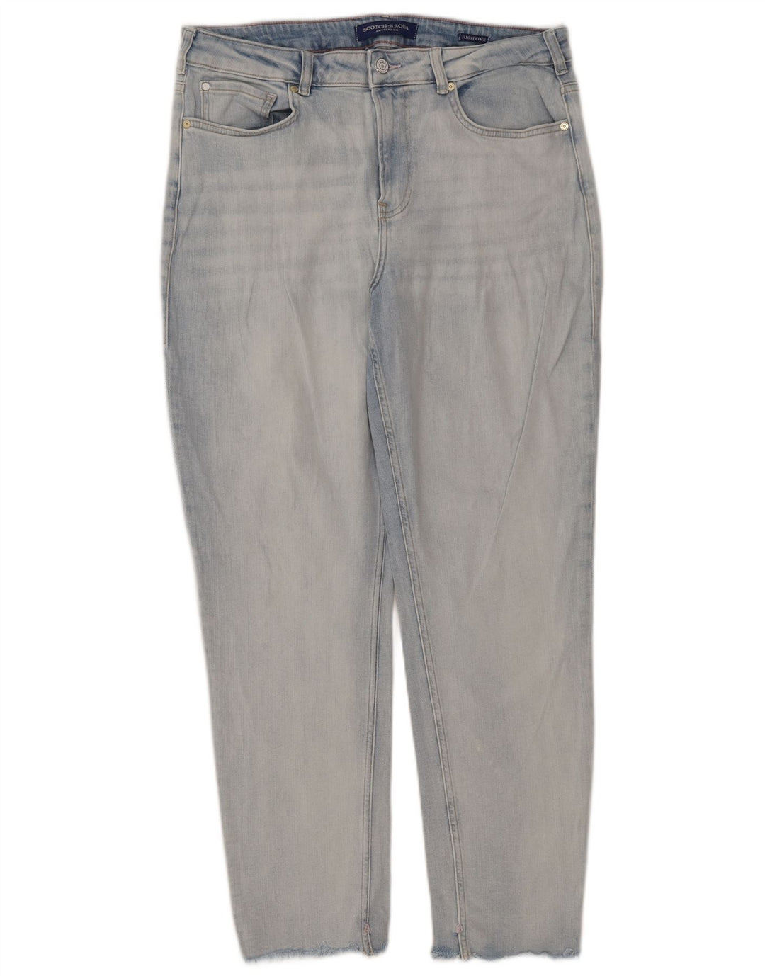 Scotch & Soda Damen Slim Jeans W31 L28 Blaue Baumwolle