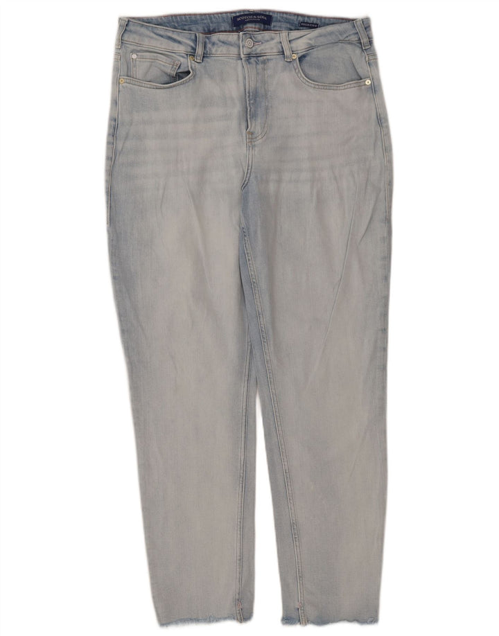 Scotch & Soda Damen Slim Jeans W31 L28 Blaue Baumwolle
