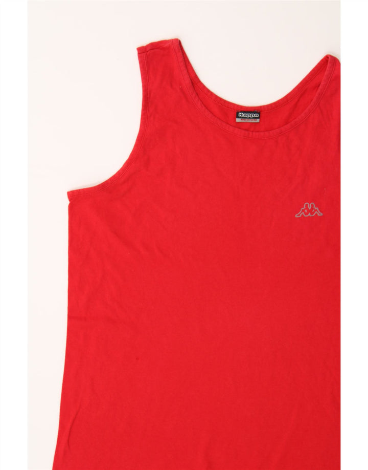 KAPPA Damen Weste Top UK 14 Mittelrot