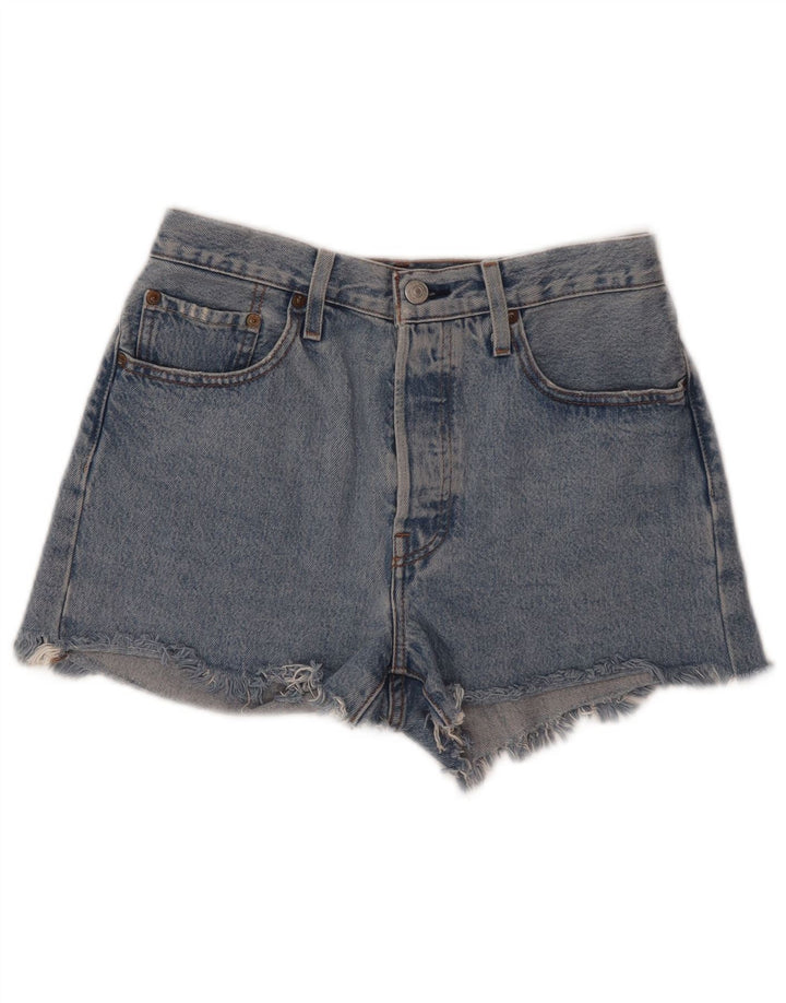 LEVI'S Damen 501 Jeansshorts W27 Small Blaue Baumwolle