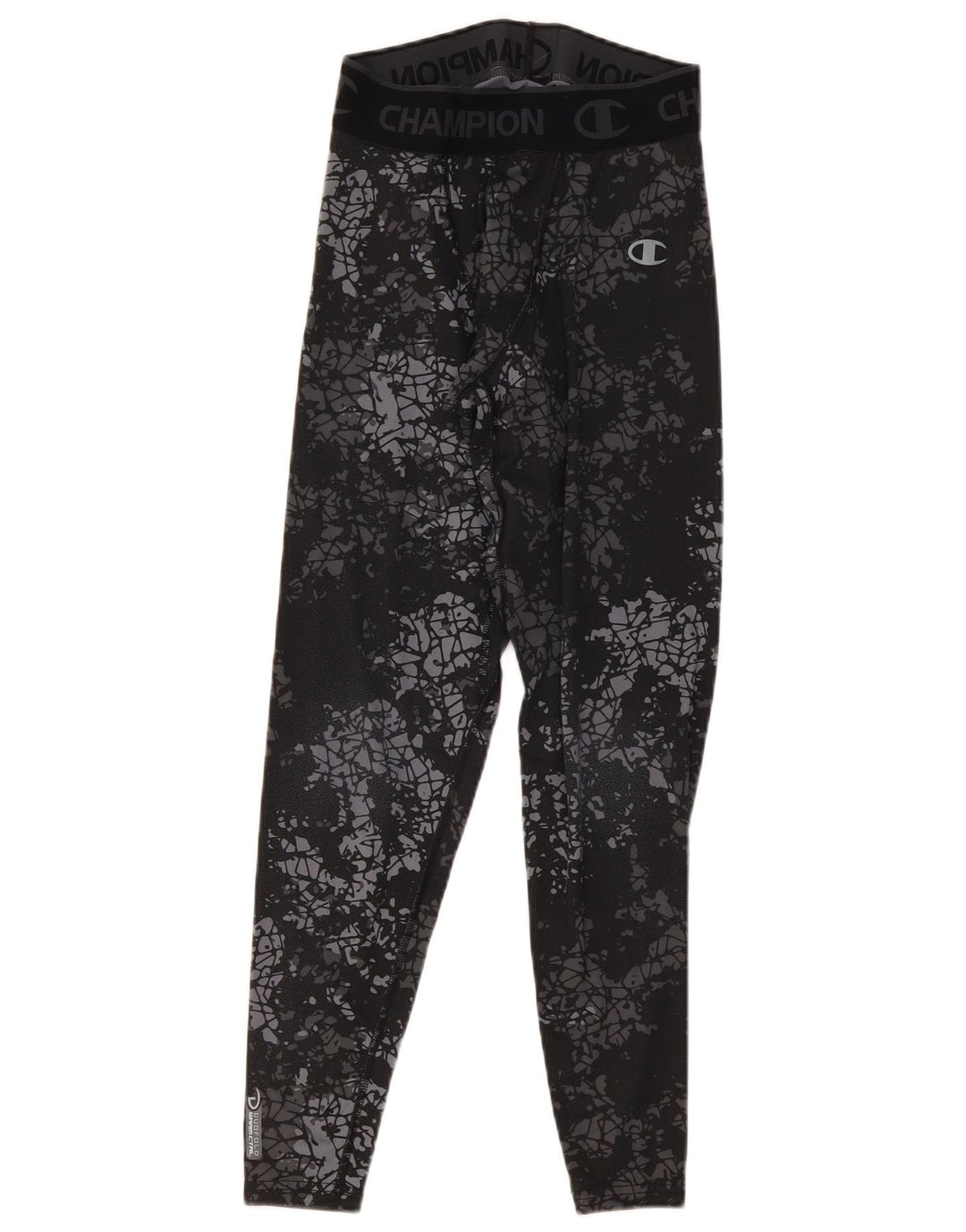 Champion Herren-Performance-Leggings mit Grafik, Größe S, graue Tarnung