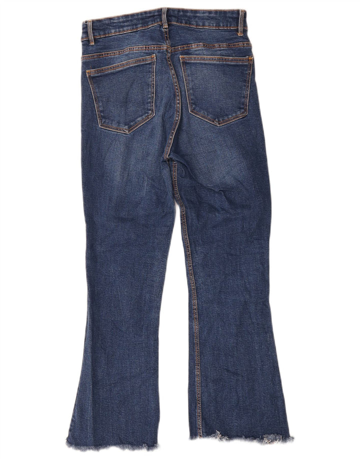 Zara Damen Bootcut Jeans EU 36 XS W26 L23 Blau