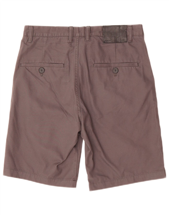All Saints Herren-Chinoshorts W30 mittelbraune Baumwolle