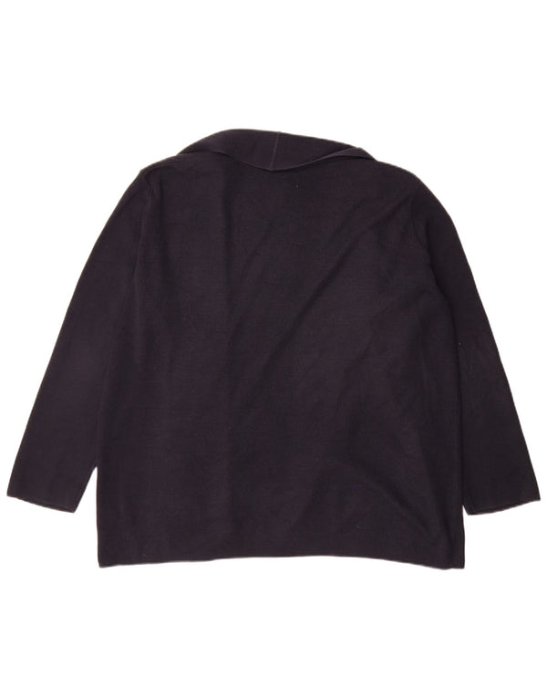 Marks & Spencer Damen Longline-Cardigan-Pullover UK 16 Large Marineblau