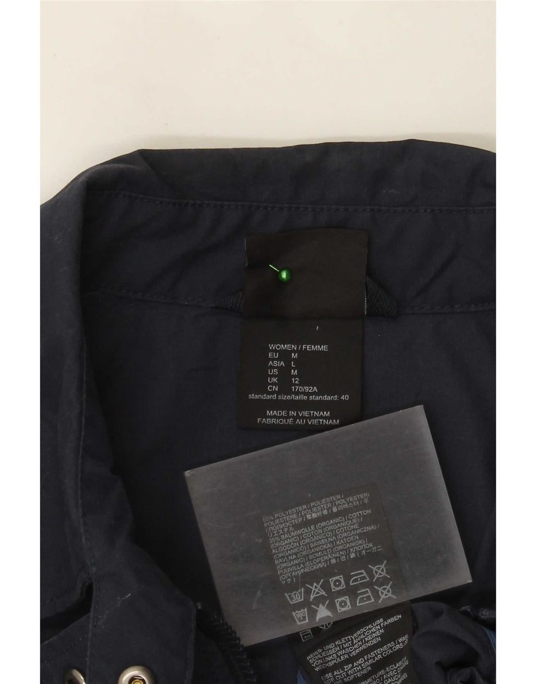 Jack Wolfskin Damen Utility Jacke UK 12 Medium Marineblau Polyester