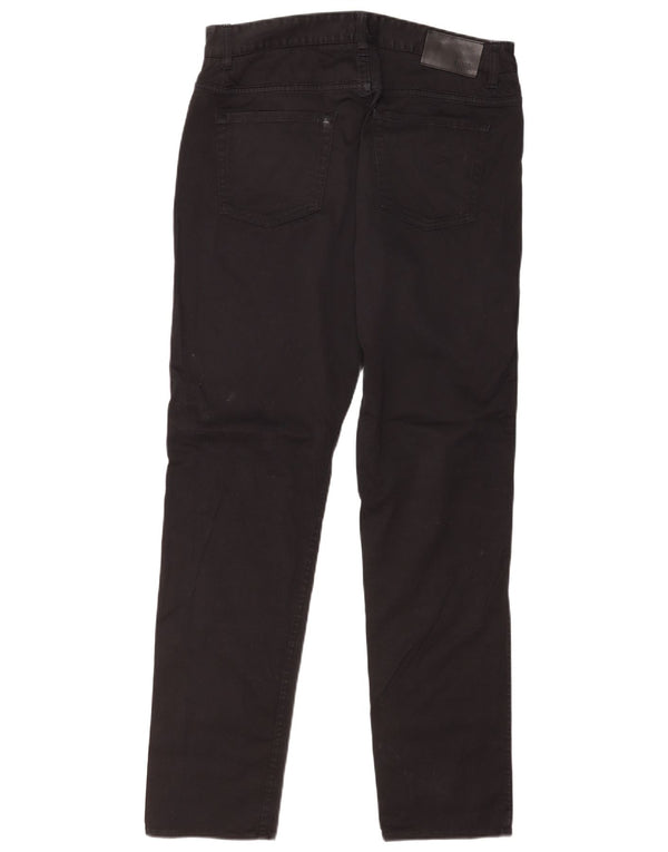 Hugo Boss Herren Slim Jeans W34 L34 Schwarze Baumwolle