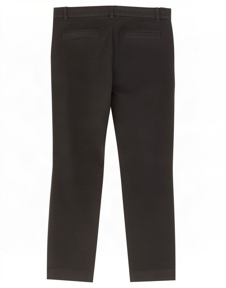 Gap Damen Slim Cropped-Hose US 8 Medium W30 L25 Schwarze Baumwolle