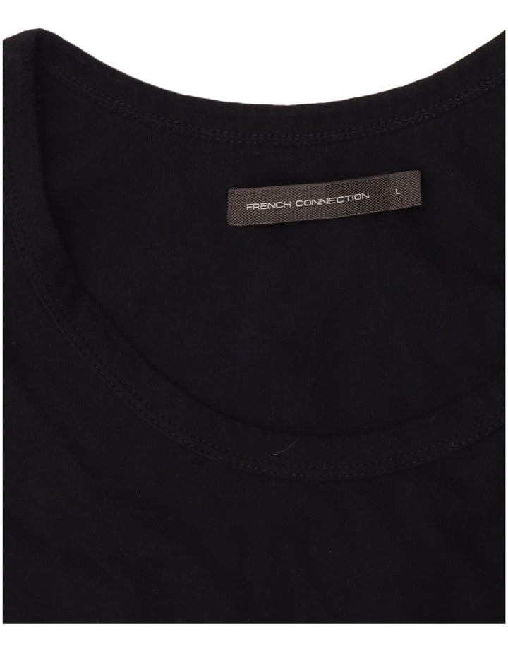 French Connection Damen-Trägershirt, UK-Größe 44, Größe L, Marineblau