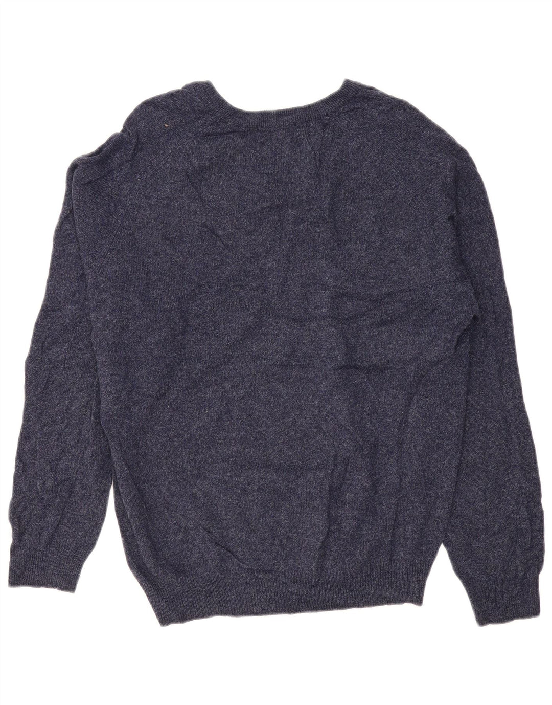 Marks & Spencer Herren Blue Harbour Pullover mit V-Ausschnitt, Größe L, Marineblau