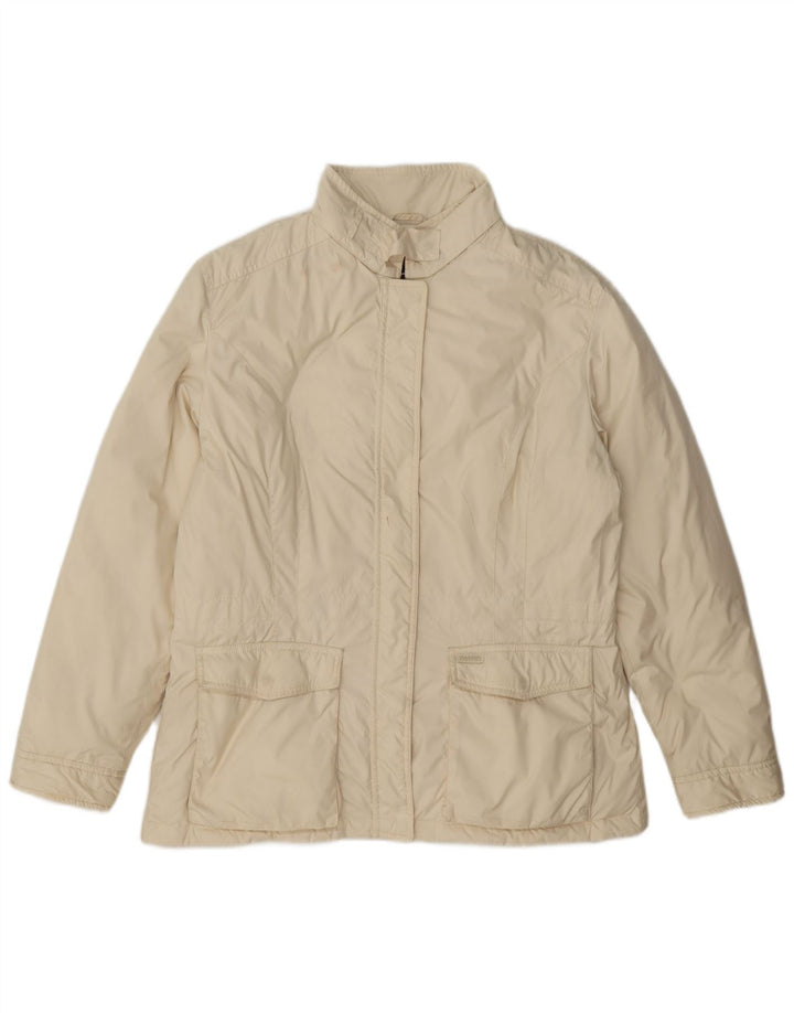 Paul & Shark Damen Utility-Jacke UK 18 XL Off White Polyester Classic