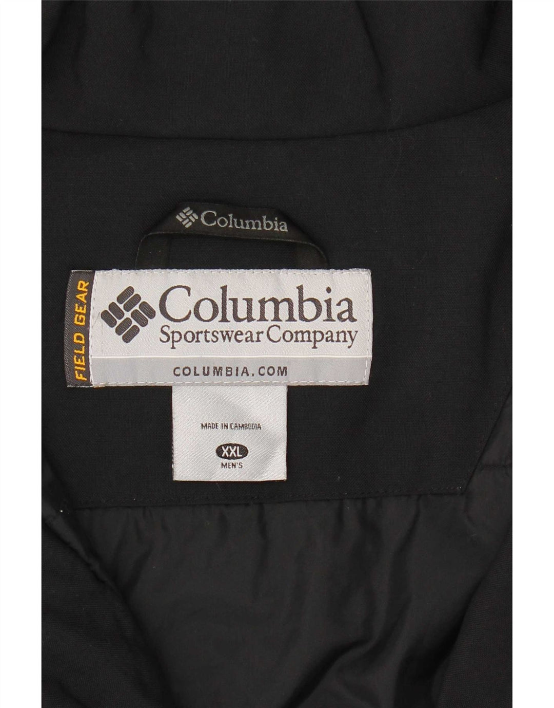 Columbia Herren Utility Jacke UK 44 2XL Schwarzes Nylon