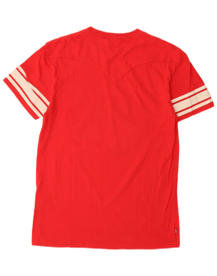 LEVI'S Herren-T-Shirt „San Francisco Graphic“ aus mittelroter Baumwolle