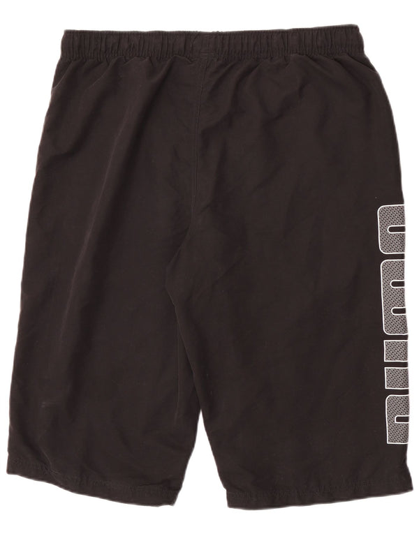 Puma Herren Graphic Sport Shorts Large Schwarz