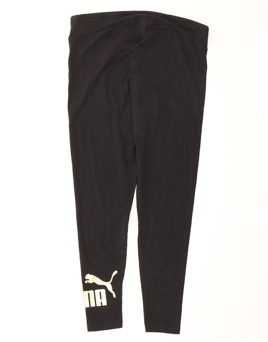 PUMA Womens Graphic Leggings UK 18 XL  Black
