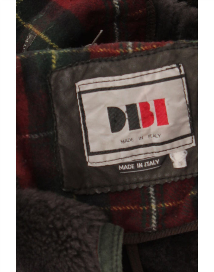 Dibi Herren Shearling Jacke UK 40 Large Grün