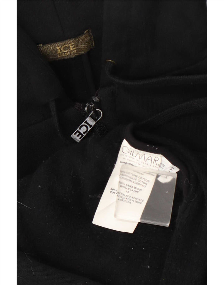 Iceberg Damen-Kapuzenpullover mit Reißverschluss, IT 44, mittelmarineblaue Baumwolle