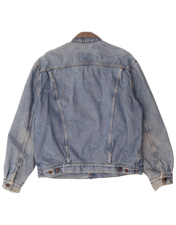 LEVI'S Herren Jeansjacke UK 40 Large Blau