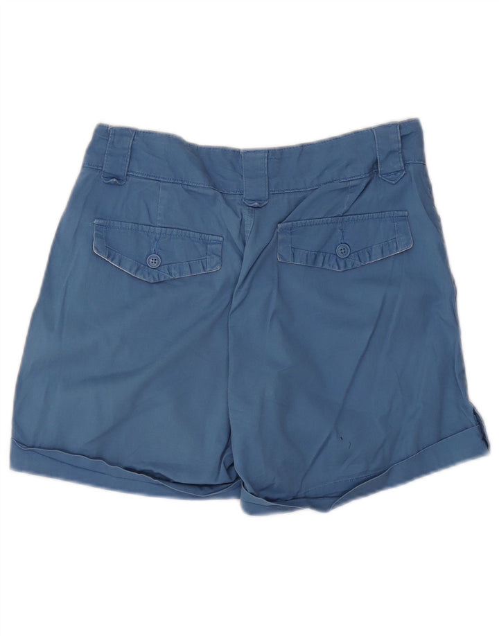 LEE Damen Freizeitshorts US 4 Small W27 Blaue Baumwolle