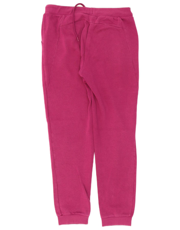 Puma Damen Trainingshose Jogger UK 14 Large Burgund Baumwolle