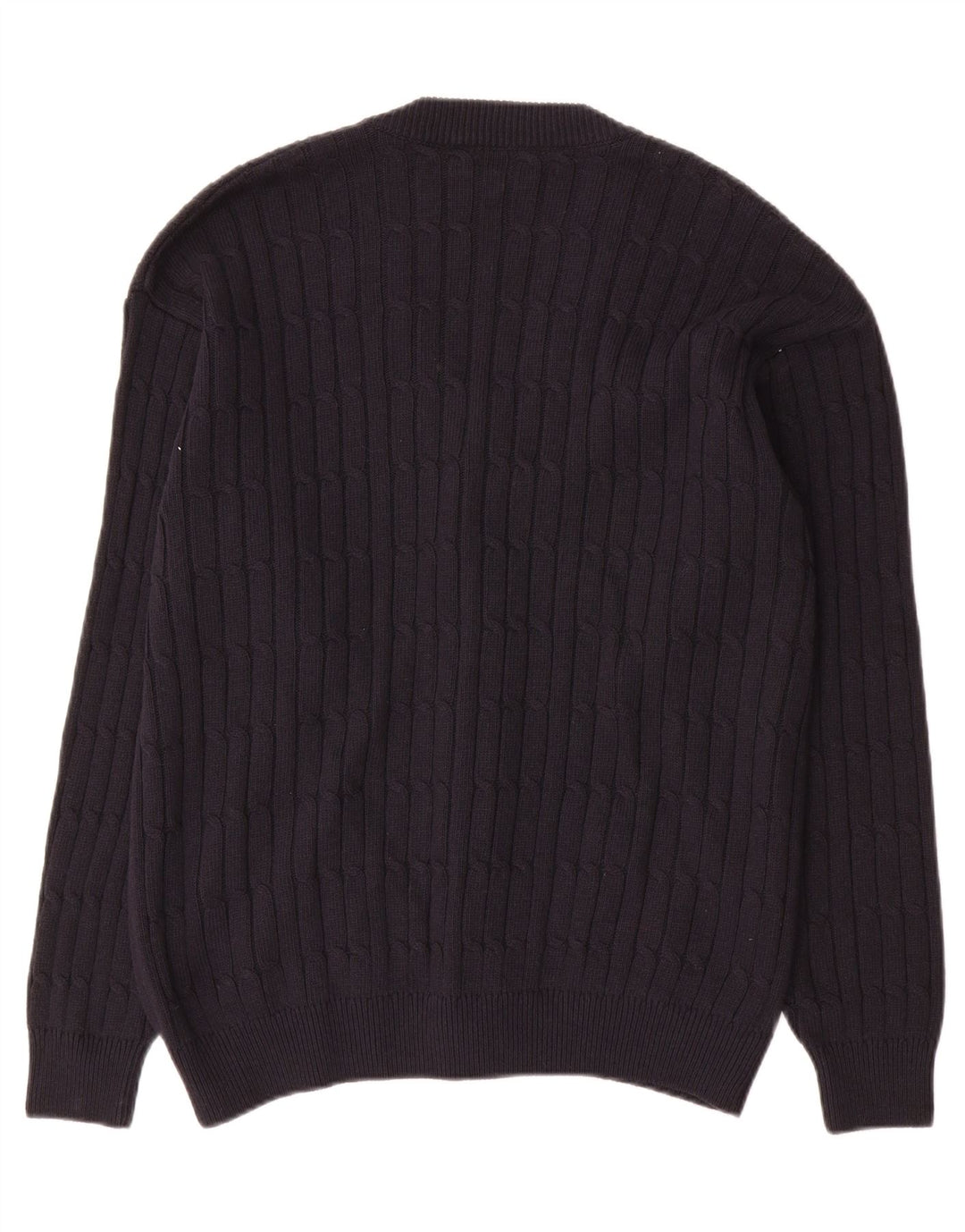 Il Granchio Herren-Strickjacke, groß, marineblau, Baumwolle