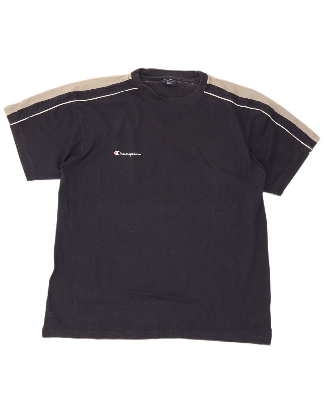 Champion Herren T-Shirt Top 2XL Marineblau Farbblock