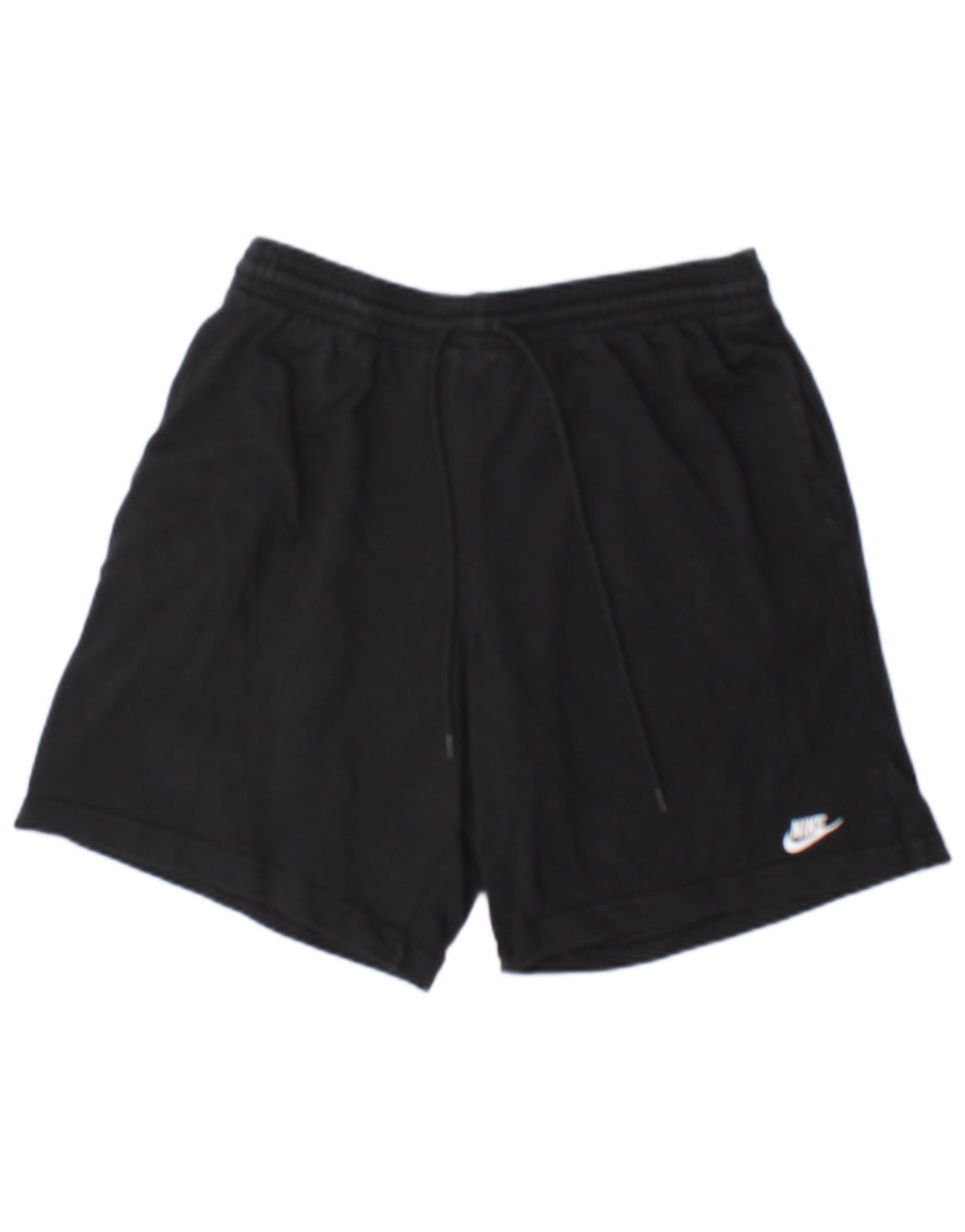 Nike Herren-Sportshorts, mittelgroß, schwarze Baumwolle