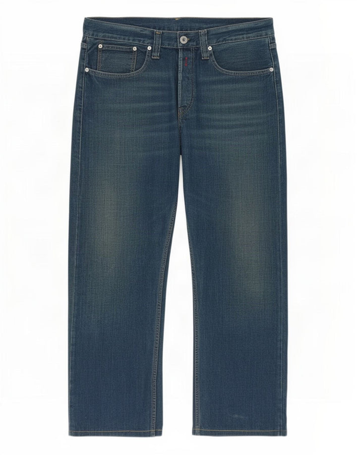 Replay Herren Straight Jeans W38 L29 Blau