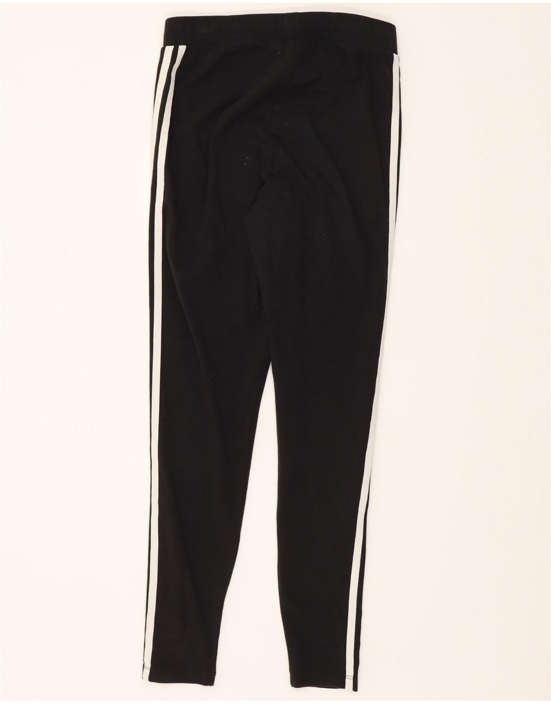 Adidas Damen Leggings UK 14 Große schwarze Baumwolle