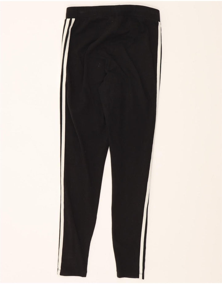 Adidas Damen Leggings UK 14 Große schwarze Baumwolle