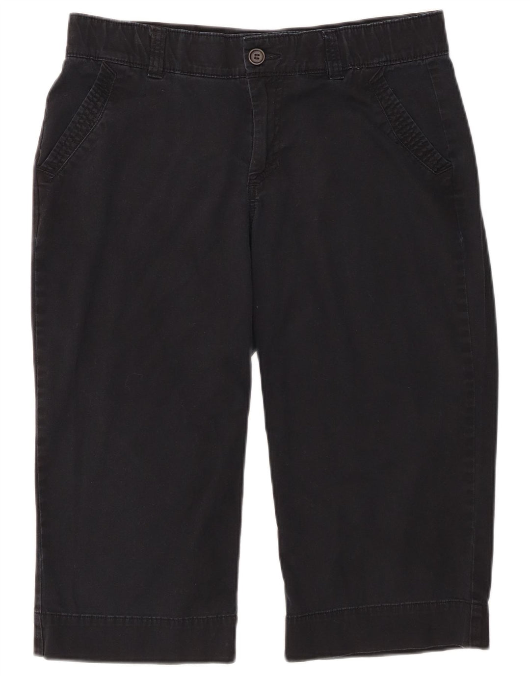 Dockers Damen Bermudashorts US 10 Large W32 Marineblaue Baumwolle
