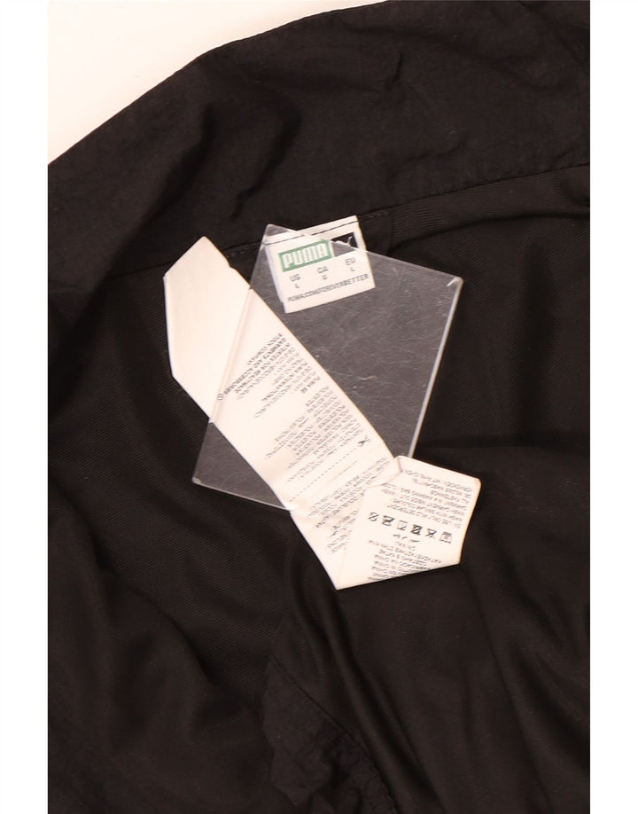 PUMA Damen Crop Graphic Übergroße Trainingsjacke, Gr. 16, Schwarz