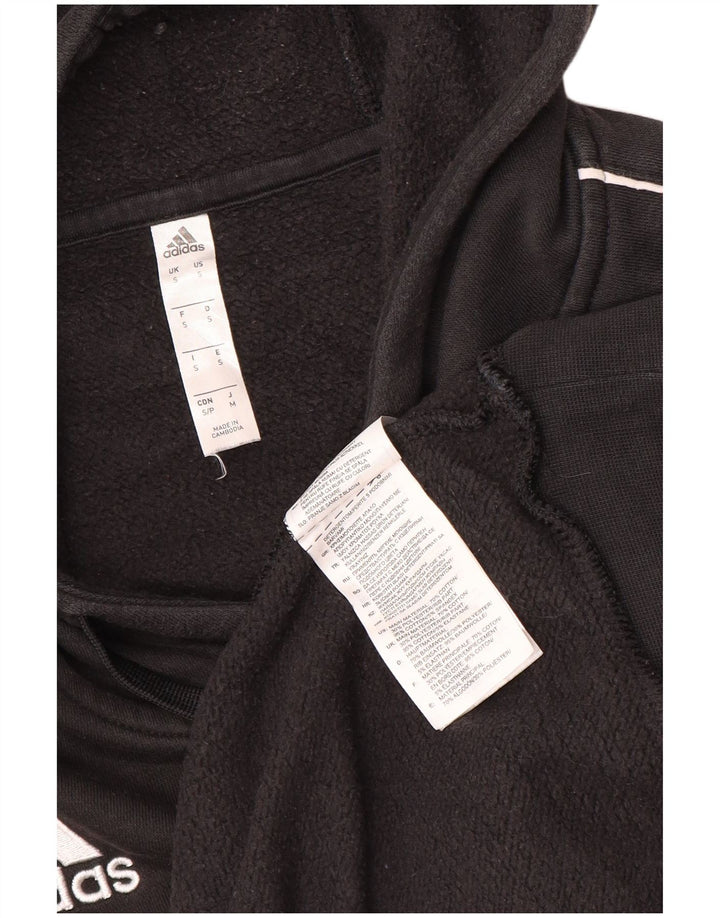 Adidas Herren Kapuzenpullover Small Schwarz Baumwolle
