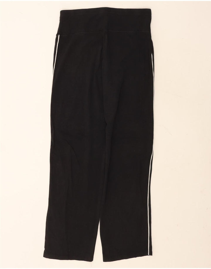 Marks & Spencer Damen-Trainingshose, UK-Größe 12, mittelschwarz, Baumwolle
